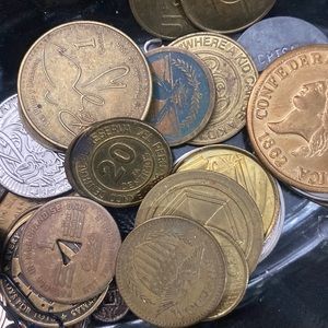 Approximately 3 lbs of coin memorabilia